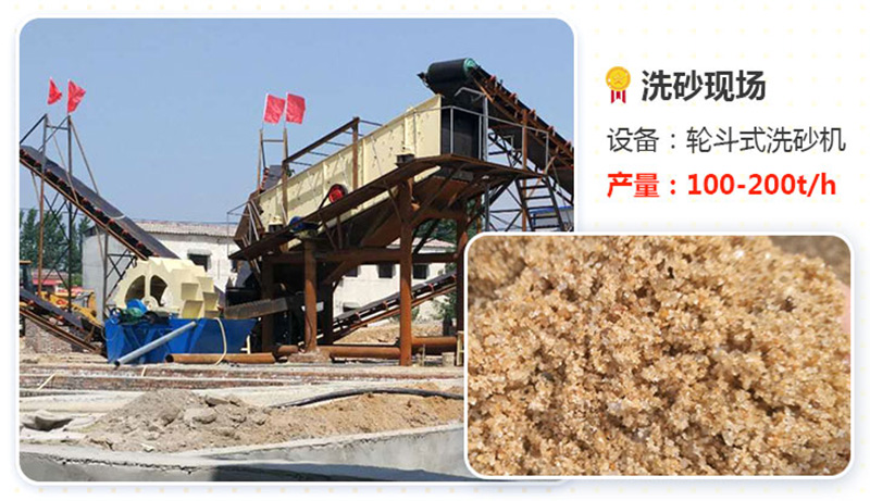 輪式洗砂機產量高、效果好